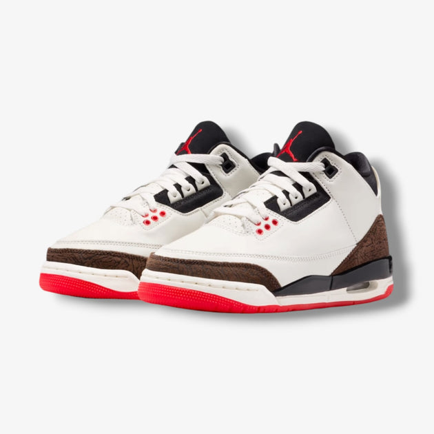 Air Jordan 3 Retro (GS) Sail Black University Red DM0967-103