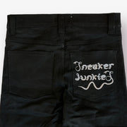 Sneaker Junkies Cargo Pants Snake Font Black