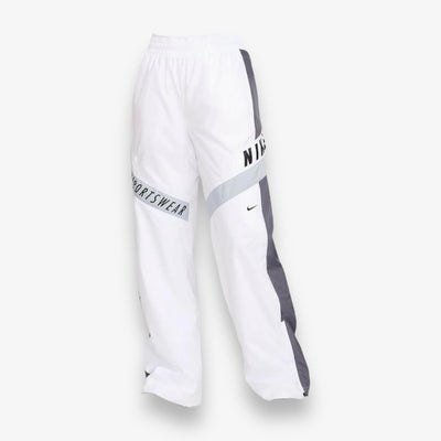 Women's Nike Sportswear Windbreaker Pants White Black HF5957-100