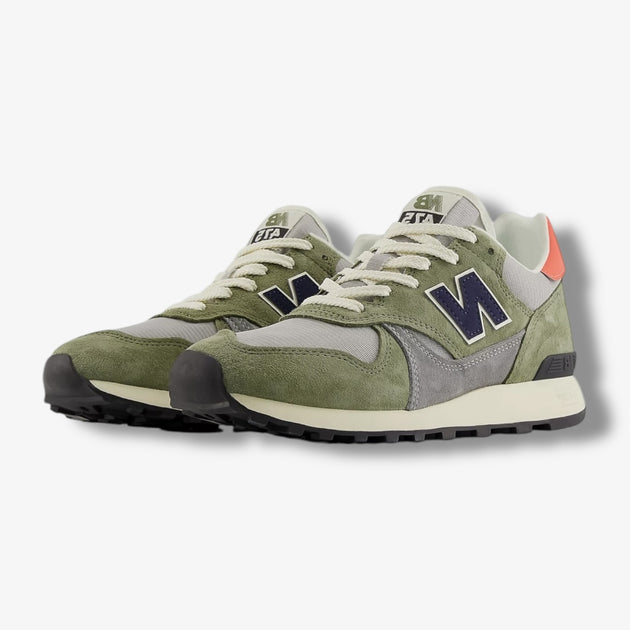 New Balance U475BA Dark Olivine Raincloud Drift Red Midnight