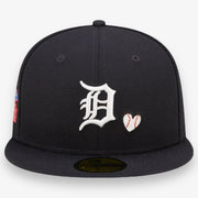New Era Detroit Tigers Baseball Heart Fitted