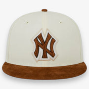 New Era NY Yankees Cream Corduroy Fitted Hat