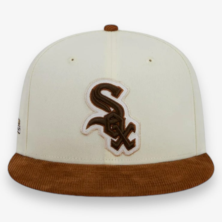 New Era white sox corduroy fitted
