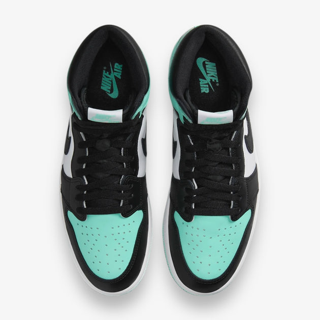 white green black jordans