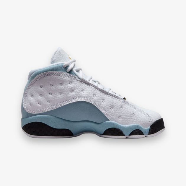 AIR JORDAN 13 RETRO WHITE/YELLOW OCHRE-BLUE GREY-BLACK PS DJ3005