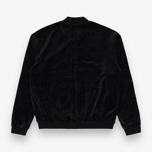 Sinclair Croc Velour Track Jacket Black – Sneaker Junkies