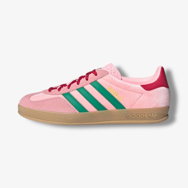Women's Adidas Gazelle Indoor Pink Red Green JI2713 – Sneaker Junkies