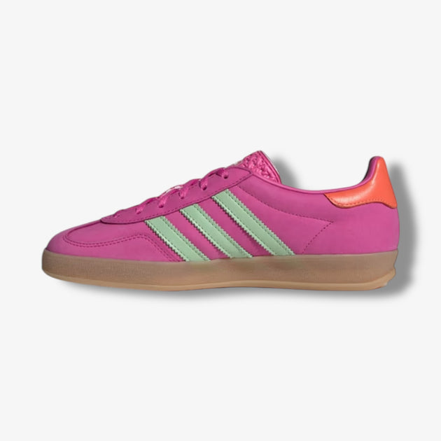 Adidas Womens Gazelle Indoor Semi Lucid Fuchsia / Semi Green Spark