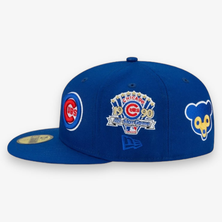 New Era Fitted Cubs Logos Blue