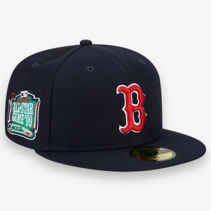 New Era Boston Red Sox Patch Fitted Navy