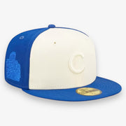 New Era Chicago Cubs Cream Blue Tonal Fitted