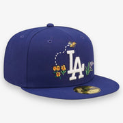 New Era LA Dodgers Fitted Blue Floral