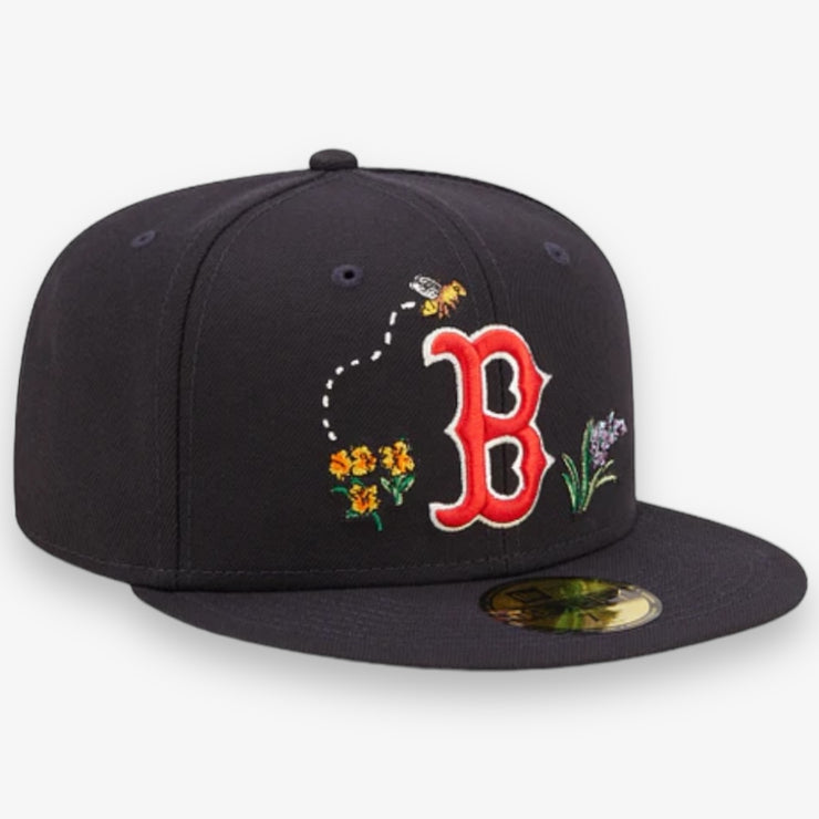 New Era Boston Red Sox Watercolor Floral Fitted