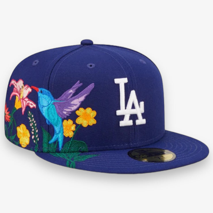 New Era LA Dodgers Bloom Fitted Blue