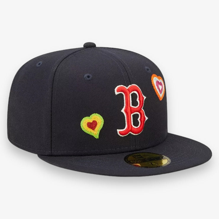 New Era Boston Red Sox Chain Stitched Heart Fitted Navy