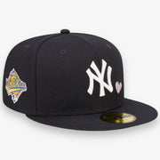 New Era New York Yankees Team Heart  Fitted Navy