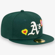 New Era Oakland A's Fitted Colorful Hearts