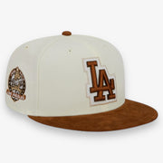 New Era LA Dodgers Cream Corduroy Fitted Hat