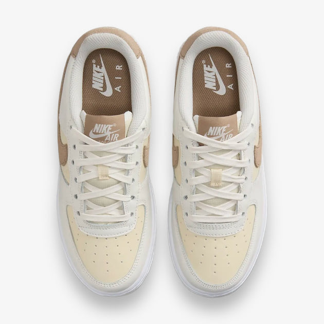 Nike Grade School Air Force 1 Low Lv8 5 'Sail Coconut Milk White Khaki Gs' Sneakers main image 1