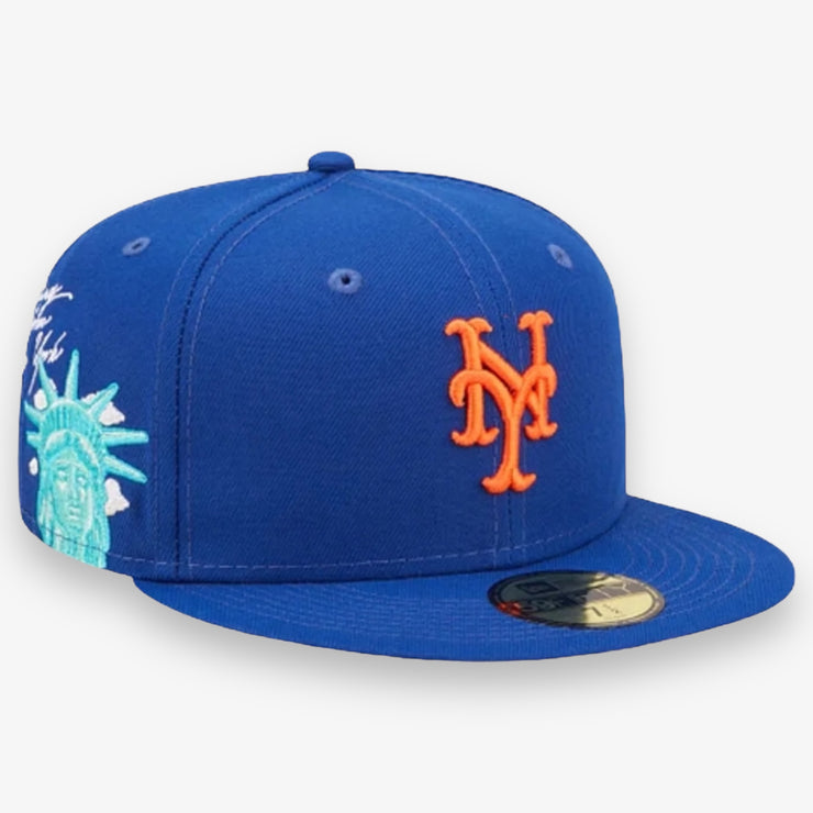 New Era New York Mets Blue Fitted Statue of Liberty
