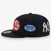 New Era Fitted Yankees Logos Navy