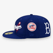 New Era Fitted Dodgers Logos Blue