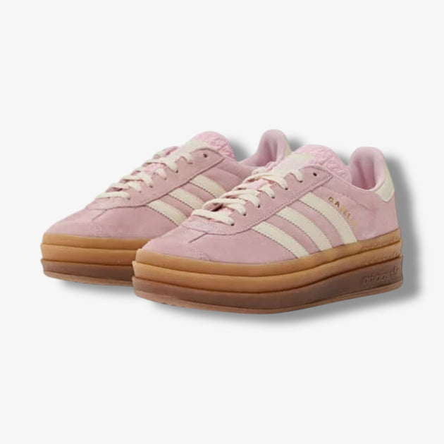 adidas gazelle silver green womens Adidas Womens Gazelle Bold W Clear Pink Crew White Gold Metallic JQ777 –  Sneaker Junkies