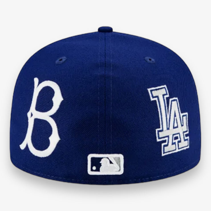 New Era Fitted Dodgers Logos Blue