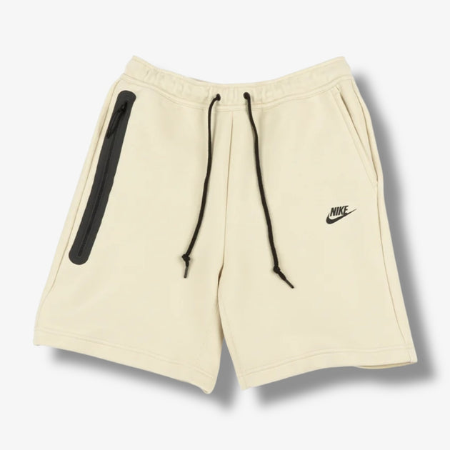 nike tech fleece shorts beige