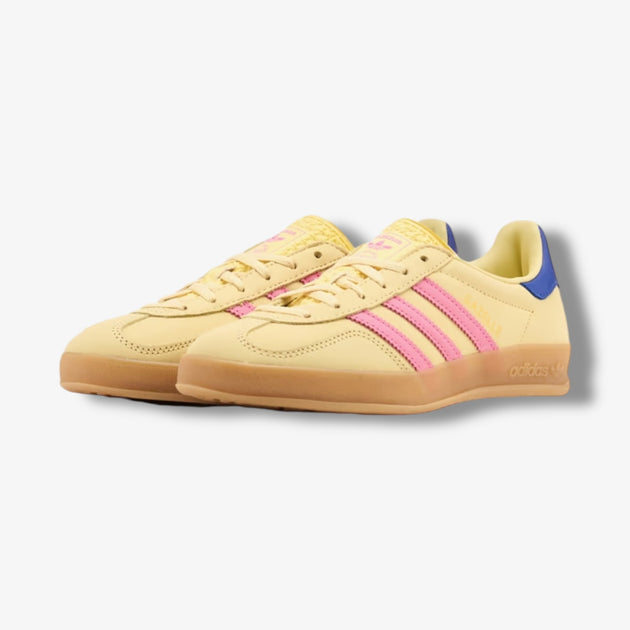 Adidas Womens Gazelle Indoor W Power Yellow Lucky Pink Royal Blue