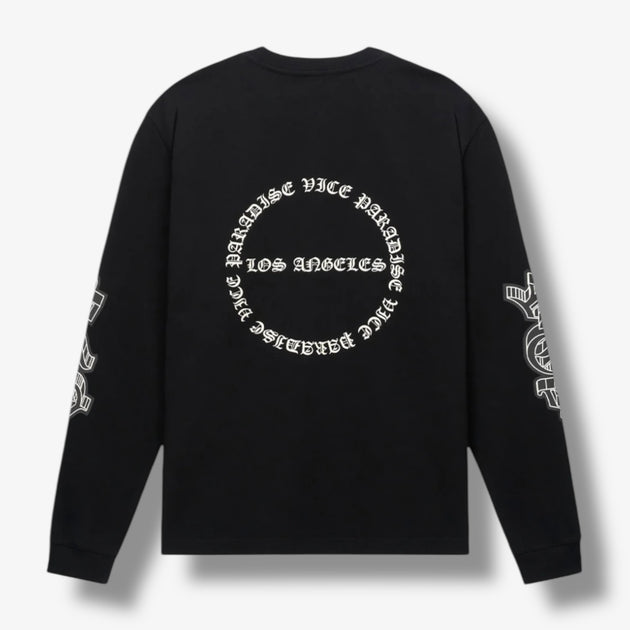 RTA LAWRENCE LONG SLEEVE TEE BLACK OG PARADISE – Sneaker Junkies