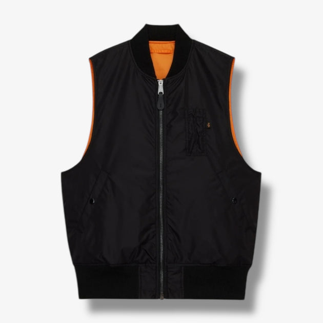 AMERI×ALPHA MA1 VEST Alpha Industries MA-1 Vest Black – Sneaker Junkies
