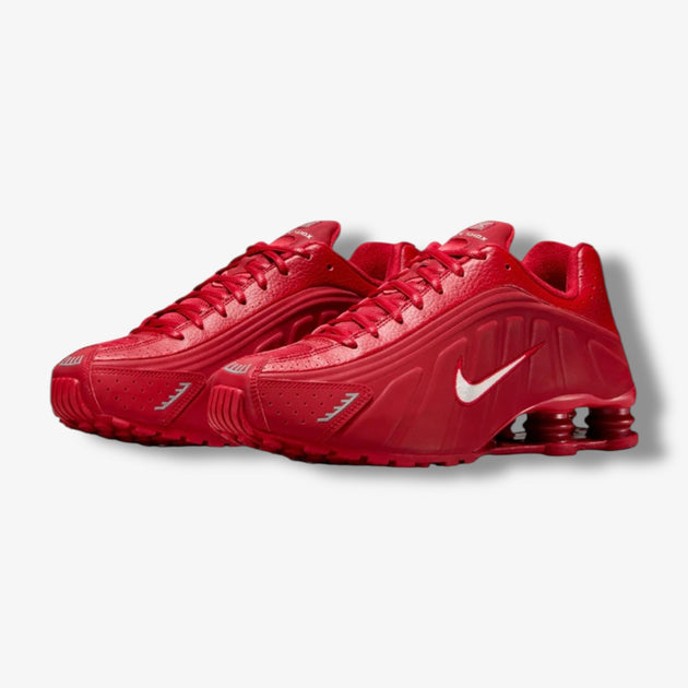 Nike Shox R4 gym red metallic silver IQ0608-687 – Sneaker Junkies