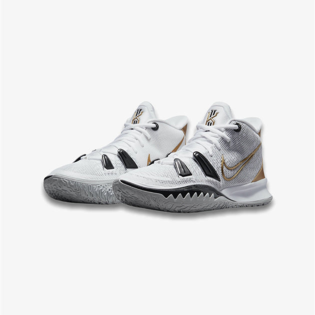 Nike Kyrie 7 White Metallic Gold Black CQ9326-101 – Sneaker Junkies