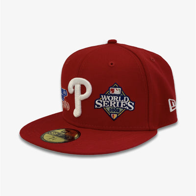New Era Phillies World Series Champions Fitted Red