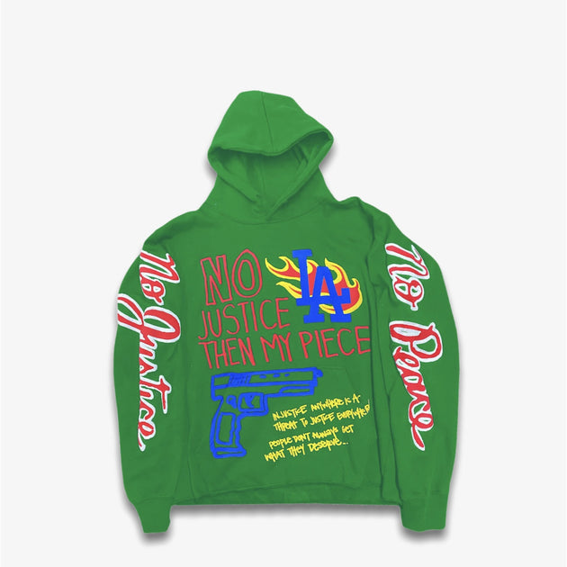 Homme Femme X Kool Kiy LA Riots Hoodie Green – Sneaker Junkies