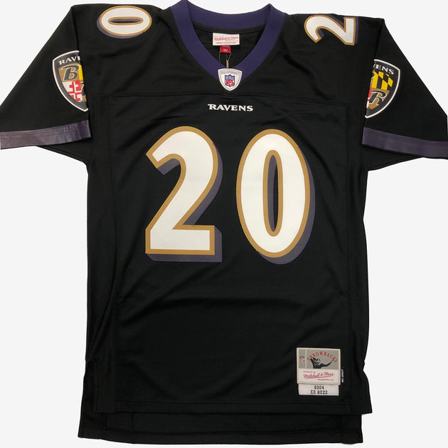 Ed Reed Jersey  Baltimore Ravens Throwback Mitchell & Ness Black