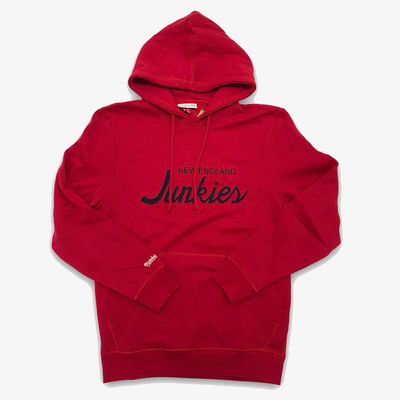 Mitchell & Ness New England Junkies Hoodie Red