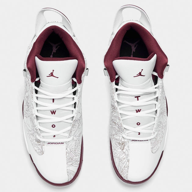 Mens 12 Nike Air Jordan Dub Zero Cherrywood Red White  Sneakers Shoes   311046 1 Air Jordan Dub Zero White Cherry Wood Red 311046-165  main image 4
