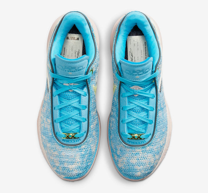 Nike LeBron XX ASW Blue Lightning Coconut Milk Size 8 Basketball Shoes Nike LeBron XX ASW Blue Lightning Coconut Milk DV1191-400  main image 3