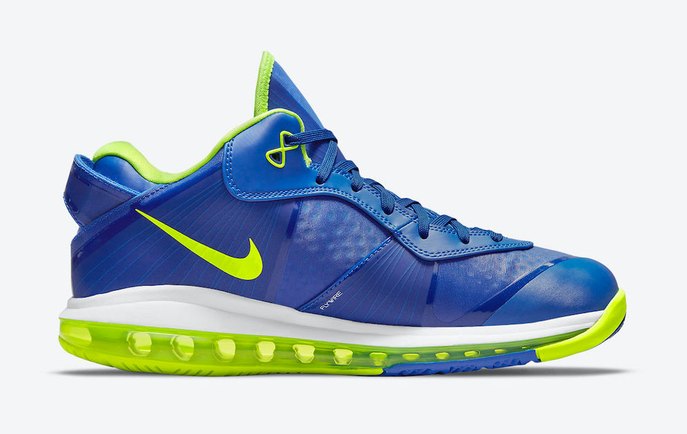 Nike LeBron VIII V/2 Low QS Treasure Blue White Black DN1581-400