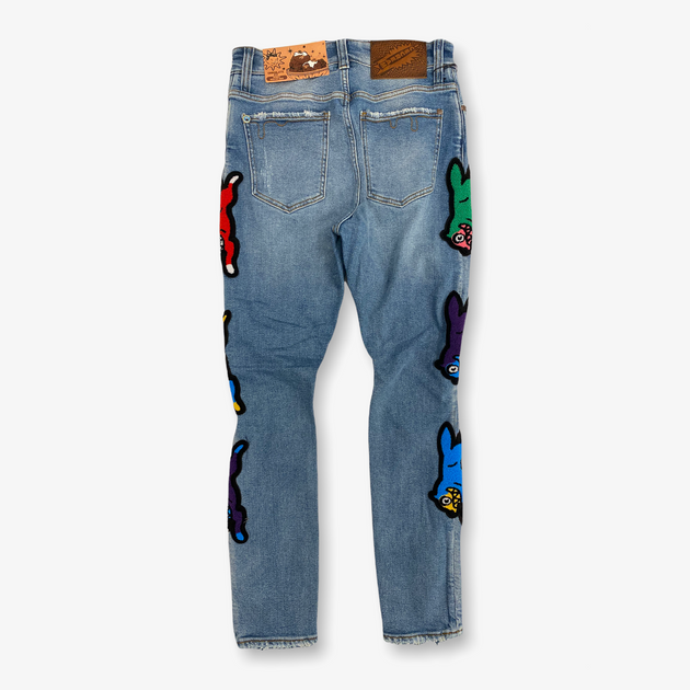 Ice Cream Bill Breaker Jean Med Wash Blue Sneaker Junkies