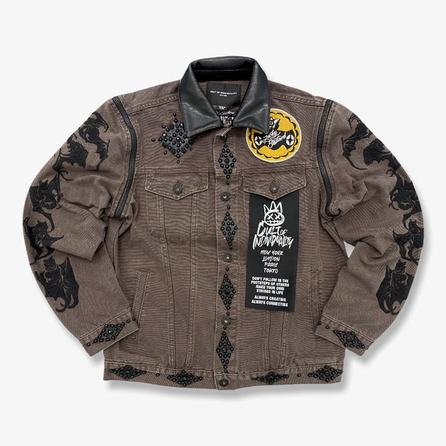 DIESELarchive スカジャン Men's Zip-D-Sling backpack in check-jacquard shell | Black | Diesel