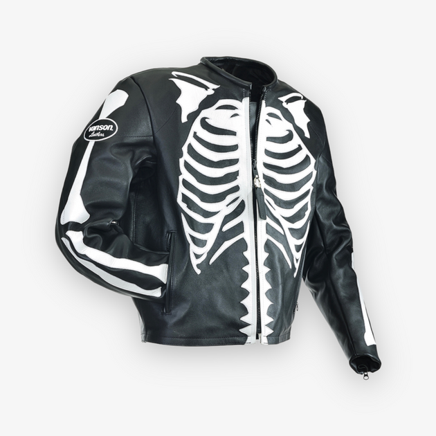 Vanson Leathers Jacket Bone Black – Sneaker Junkies