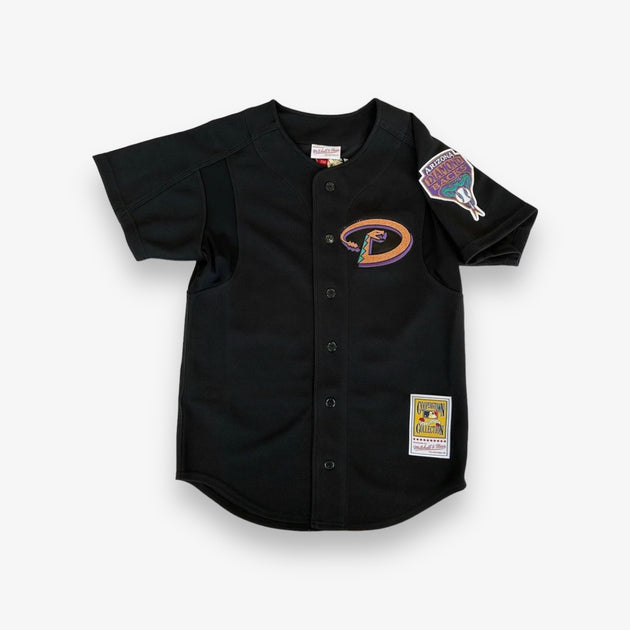 KEN GRIFFEY JR.  Seattle Mariners 1997 Away Majestic Throwback Baseball  Jersey