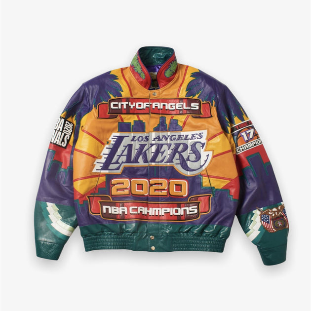 Jeff Hamilton Lakers 2020 Championship Jacket Genuine Leather