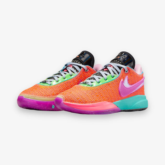 Nike Lebron XX Total Orange Vivid Purple DJ5423-800