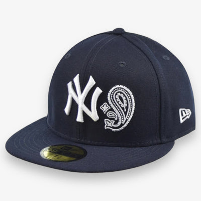 New Era NY Yankees Fitted Navy Multicolor Bandana Brim