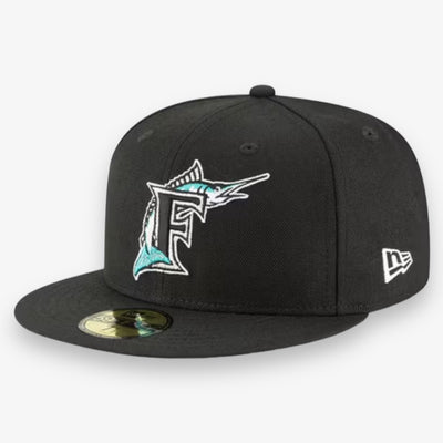 New Era Marlins fitted black