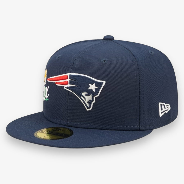 New Era Patriots 6x Champs Fitted Blue